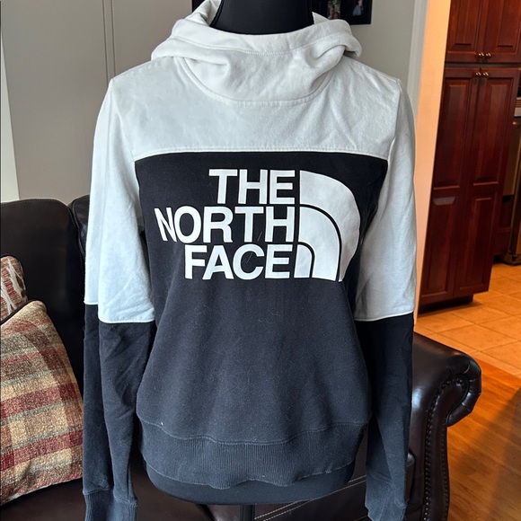 The North Face Tops - The North Face Black and White Hoodie